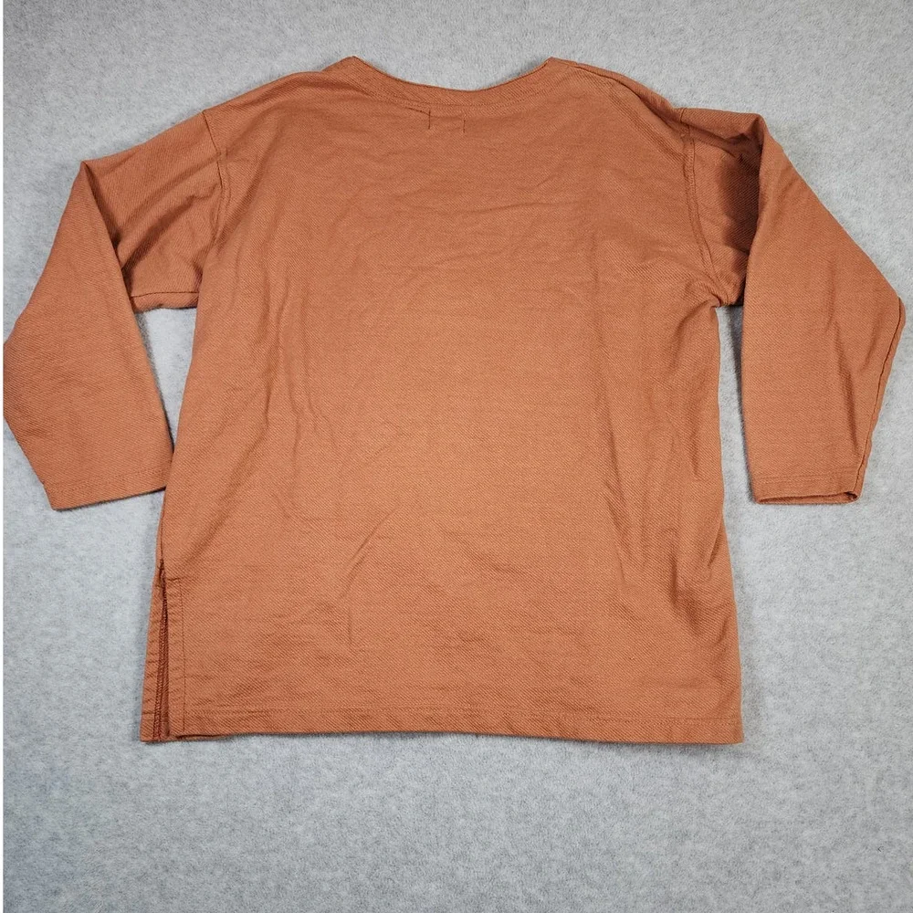 Avant Garde Designed by D.D.Y.C. Terracotta‎ Long Sleeve Moon/Sun Top Size XL - Picture 5 of 8